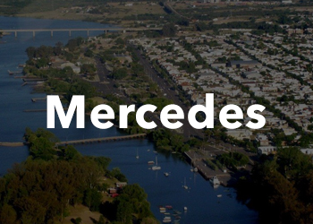Ciudad de Mercedes vista desde el aire